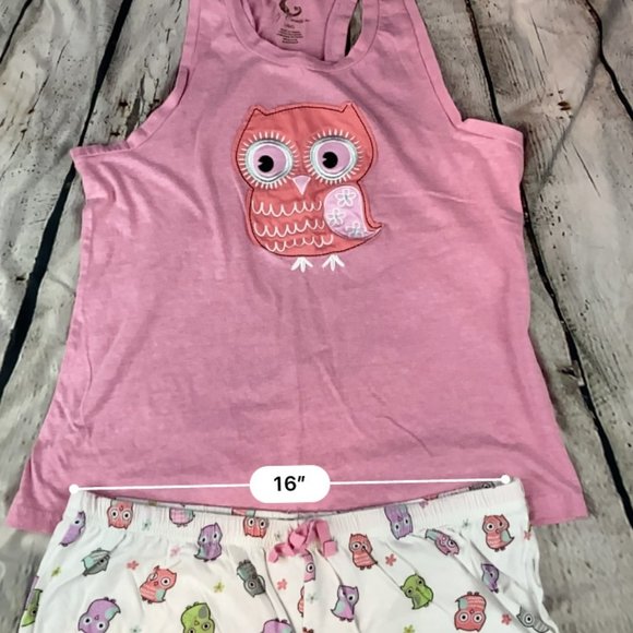 PJ Couture Womens Owl Print Matching PJ Set - Picture 10 of 10